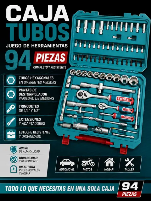 SET DE TUBOS DE 94 PIEZAS