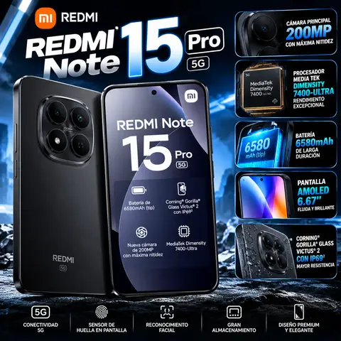 NOTE 15 PRO + 5G DE 12/512
