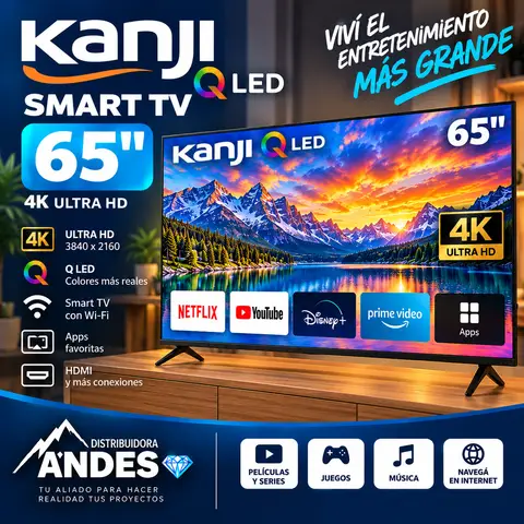 SMAR TV 65 PULG 4K QLED