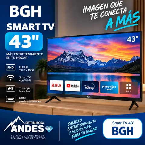 SMAR TV 43 PULG VIDAA