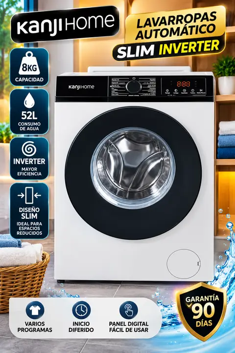 LAVARROPAS AUTOMÁTICO 8 KLS INV