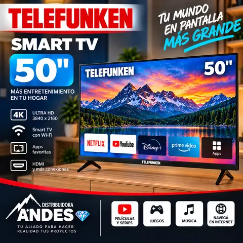 SMAR TV 50 PULG GOOGLE TV
