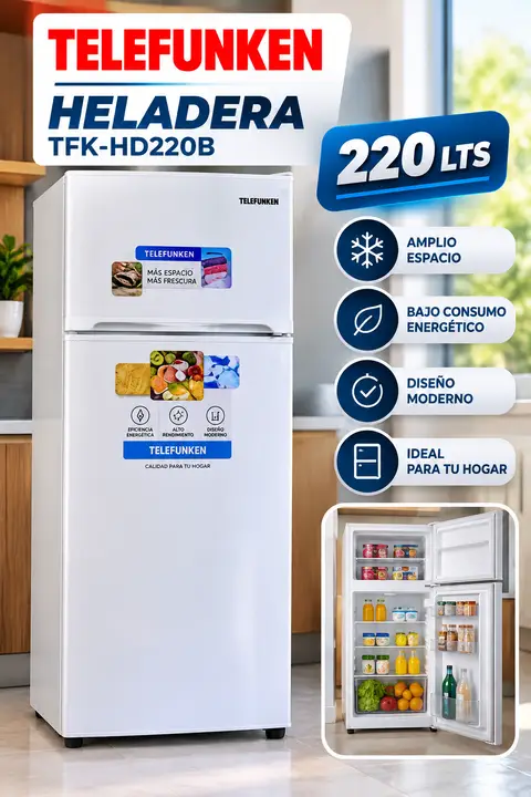 HELADERA 220 LTS