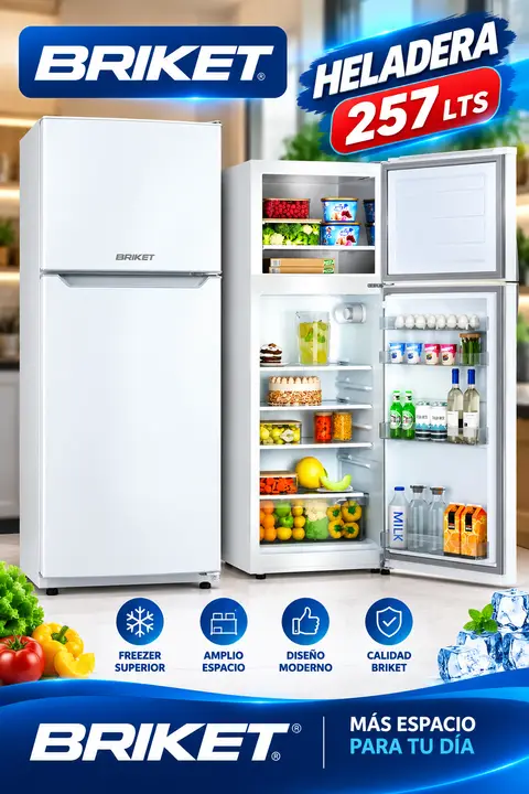 HELADERA 257 LTS