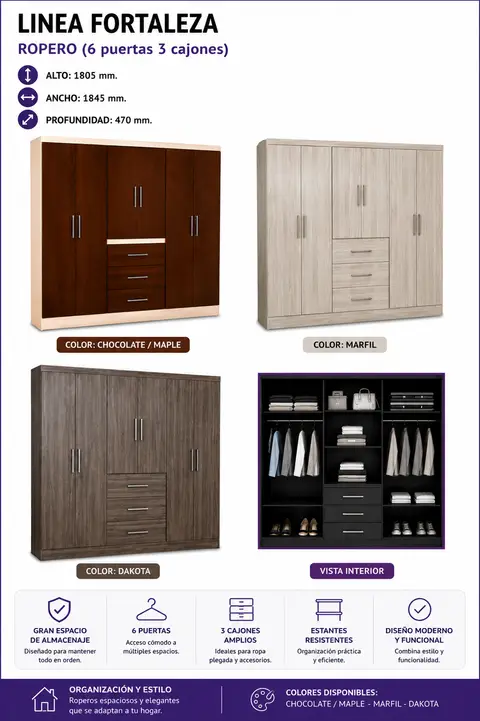 PLACARD 6 PUERTAS